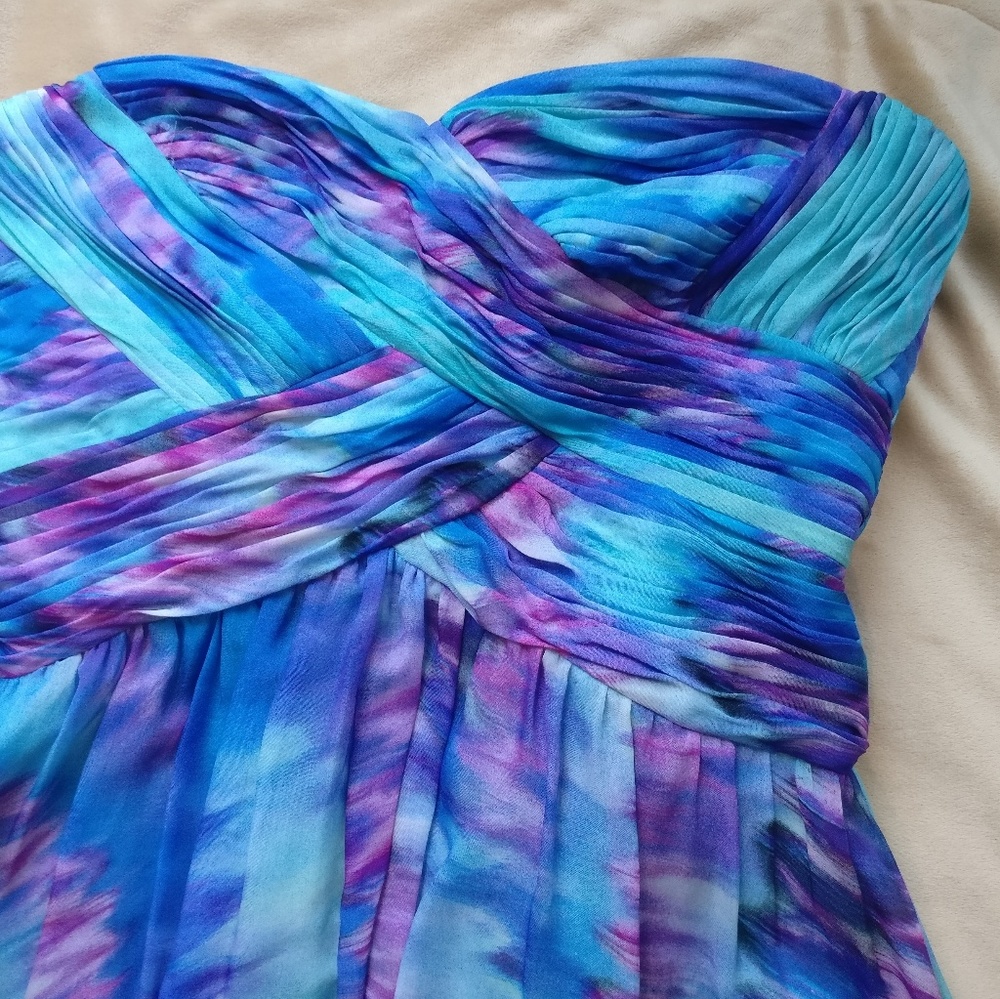 Long Watercolor Gown